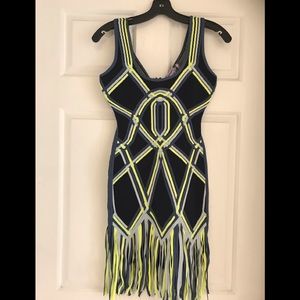 Never worn super cute Herve Leger bandage dress